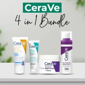 🌟 cerave 4 in 1 skincare kit + free gluta white extreme cream